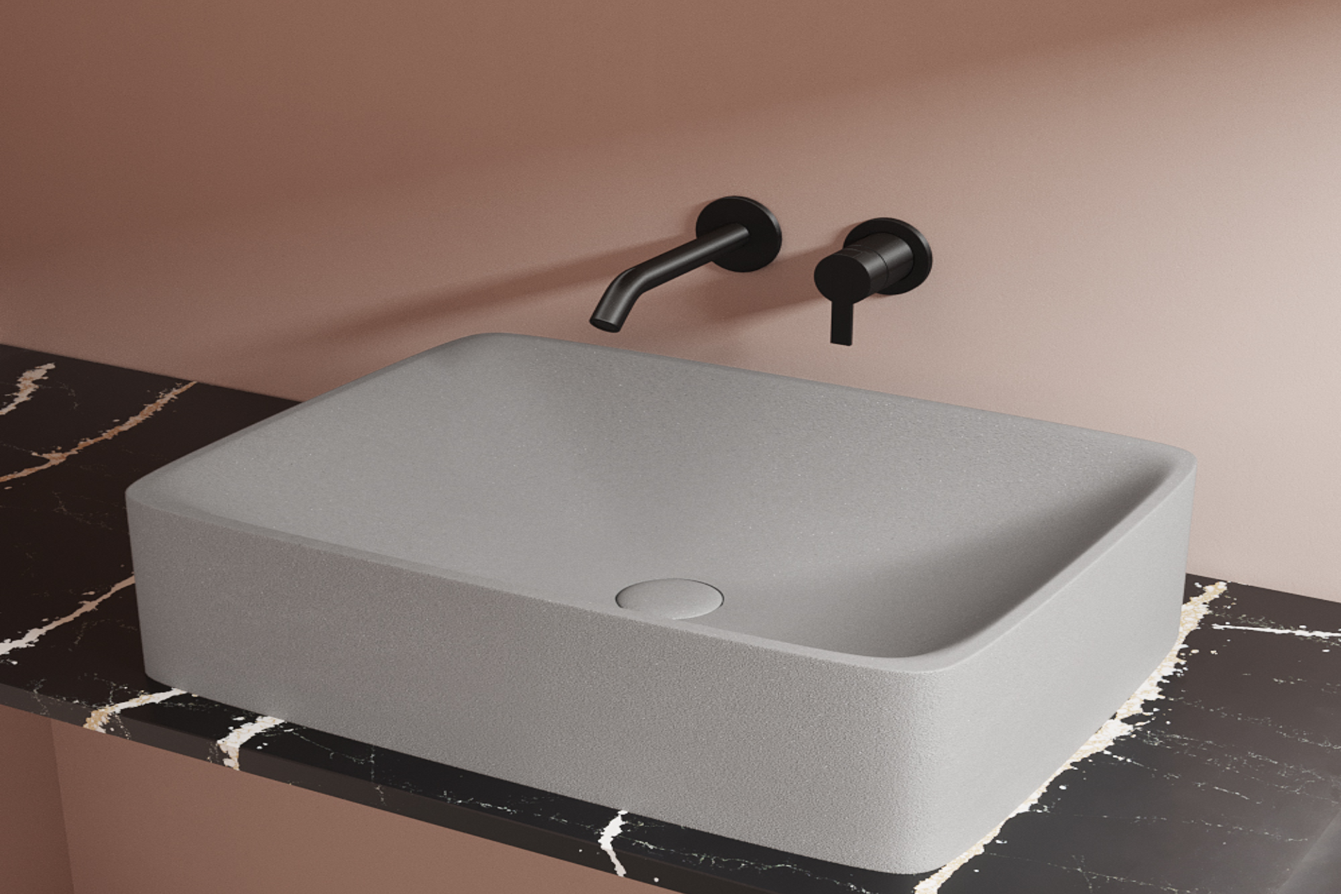 Bellagio-QB2101-Concrete_Grey quartz wash basin