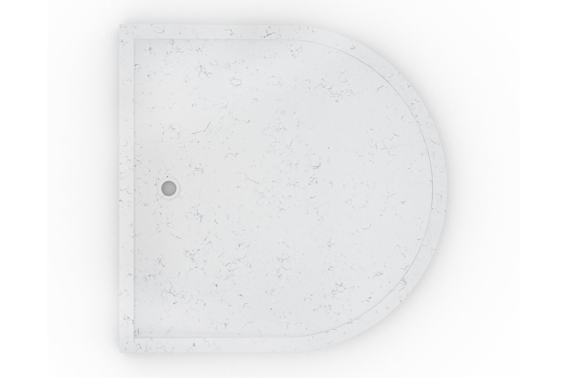 Sicily QT2107-3 quartz shower tray