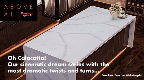 The perfect fusion of bold and elegance: Quantra’s Calacatta Series
